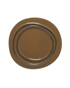 Тарелка Ambar 28 см керамическая коричневая Costa nova
