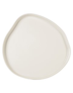 Тарелка плоская Cream Nordic фарфор 26 см белый Rinart