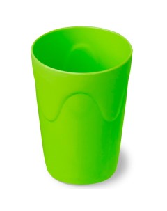 Набор стаканов 4 шт Чезаре для холодных напитков 280 мл пластик зеленый Martika