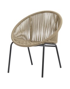 Кресло интерьерное плетеное Marianne коричневое Bergenson bjorn