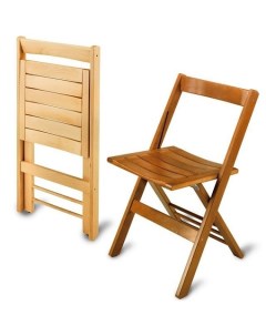 Складной стул со спинкой 950715 коричневый Nobrand
