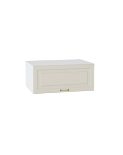 Навесной шкаф горизонтальный 809 МС Ницца МДФ цвет Белый Кварц Софт Ф87Н Сурская мебель