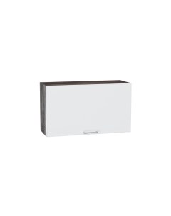 Навесной шкаф горизонтальный 809 МС МЕМФИС МДФ Дуб Кальяри Белый софт Ф87Н Сурская мебель