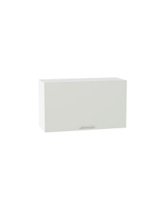 Навесной шкаф горизонтальный 809 МС Валерия МДФ Белый Альбион софт Ф87Н Сурская мебель