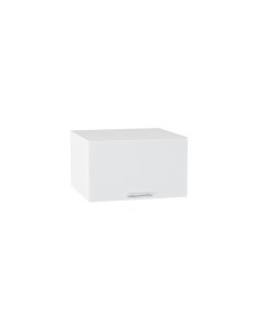 Навесной шкаф горизонтальный 610 МС Валерия МДФ цвет Белый Айленд силк Ф85 Сурская мебель