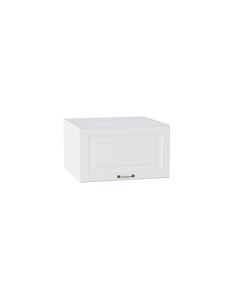 Навесной шкаф горизонтальный 610 МС Ницца МДФ цвет Белый Айленд СофтФ85 Сурская мебель