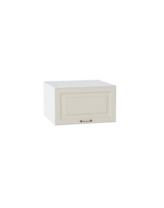 Навесной шкаф горизонтальный 610 МС Ницца МДФ цвет Белый Кварц Софт Ф85 Сурская мебель