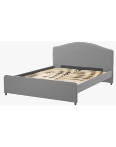 Кровать HAUGA 160x200 Висле серый Ikea