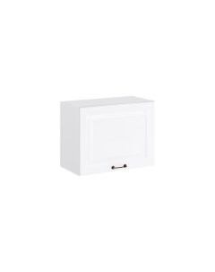 Навесной шкаф горизонтальный 609 МС Ницца МДФ цвет Белый Айленд СофтФ85Н Сурская мебель