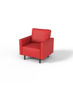 Кресло Сканди экокожа красное 71х66х85 Salon tron