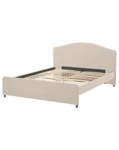 Кровать HAUGA Лофаллет 140x200 бежевый Ikea