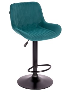 Барный стул Grace Black ткань темно зеленый Империя стульев