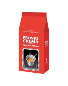 Кофе в зернах Pronto Crema 1 кг вакуумная упаковка 7821 Lavazza
