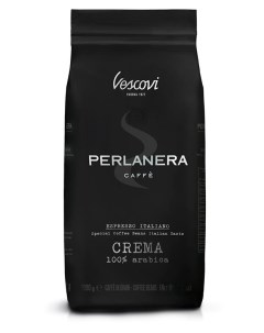 Кофе в зернах Perlanera Crema 100 Арабика 1000 г Vescovi