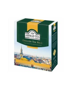 Чай черный English Tea N1 с легким ароматом бергамота в пакетиках 2 г х 100 шт Ahmad tea