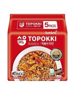 Лапша быстрого приготовления Topokki Ramen 80 г х 5 шт Samyang