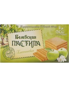 Пастила Белевская яблочная классическая 100 г Ecofood