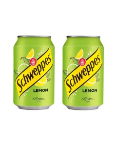 Напиток газированный Lemon 2 шт по 330 мл Schweppes