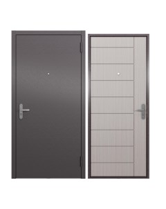 Дверь входная для квартиры металлическая Terminal A 860х2050 правая белый Proline