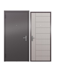 Дверь входная для квартиры металлическая Terminal A 860х2050 левая белый Proline