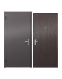Дверь входная металлическая для квартиры Terminal A 960х2050 левая коричневый Proline