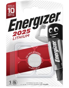 Батарейка CR2025 3V таблетка пульт сигнализации ключ блистер 1шт Lithium Energizer