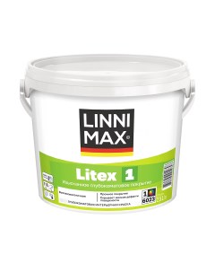 Краска интерьерная Litex 1 база 1 белая 2 5 л Linnimax