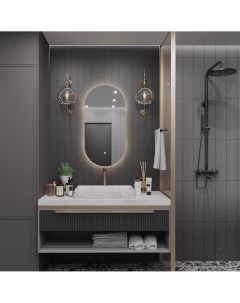 Зеркало для ванной Олимпия 90 50 с нейтральной LED подсветкой Alias