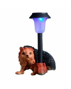 Светильник Ежик на ножках с фонарем LED в ассортименте цвет по наличию Хорошие сувениры