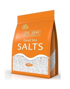 Натуральная минеральная соль Мертвого моря обогащенная экстрактом апельсина 1200 0 Dr.sea