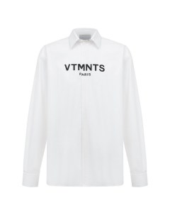 Хлопковая рубашка Vtmnts