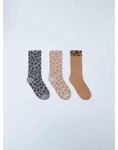 Набор из 3 пар леопардовых носков Sela
