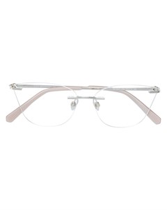 Swarovski eyewear очки в оправе кошачий глаз 55 металлик Swarovski eyewear