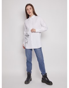 Длинная рубашка с принтом Zolla