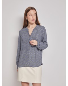 Принтованная блузка с длинным рукавом Zolla