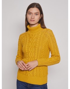 Вязаный свитер с косами Zolla