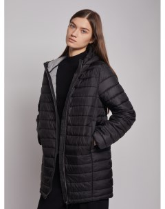 Утеплённое пальто с капюшоном Zolla