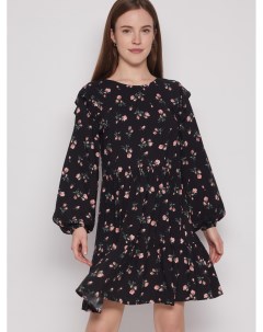 Ярусное платье с цветочным принтом Zolla
