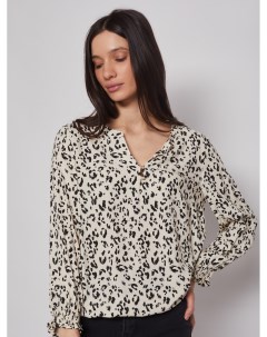 Блузка с леопардовым принтом Zolla