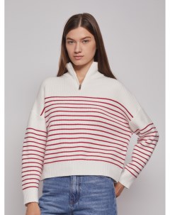 Вязаный свитер с молнией Zolla