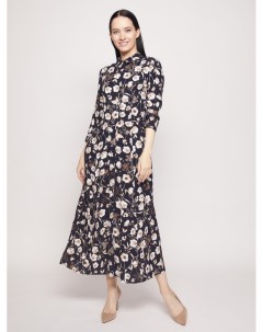 Платье рубашка с цветочным принтом Zolla