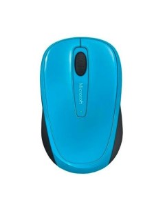 Мышь Wireless Mobile Mouse 3500 Cyan Blue оптическая беспроводная USB голубой Microsoft