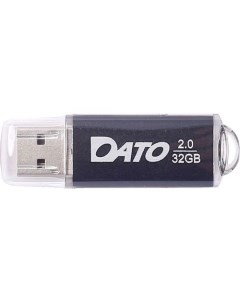 Флешка USB DS7012 32ГБ USB2 0 черный Dato