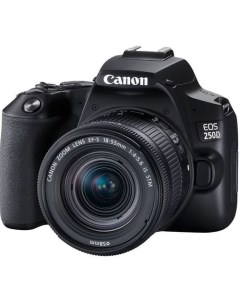 Зеркальный фотоаппарат EOS 250D kit EF S 18 55mm f 3 5 5 6 IS III черный Canon