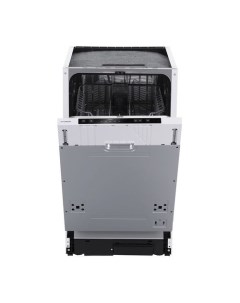 Встраиваемая посудомоечная машина HBD 450 узкая ширина 44 8см полновстраиваемая загрузка 9 комплекто Hyundai