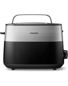 Тостер HD2516 черный стальной Philips