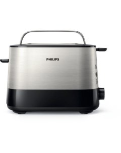 Тостер HD2637 90 черный серебристый Philips
