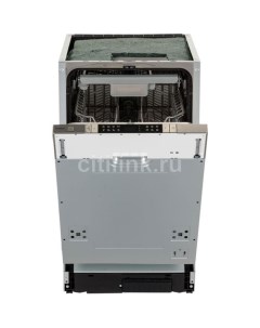 Встраиваемая посудомоечная машина HBD 480 узкая ширина 44 8см полновстраиваемая загрузка 10 комплект Hyundai