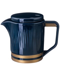 Чайник заварочный фарфор 1 л с ситечком Herbal 42 458 синий Lefard