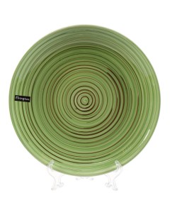 Тарелка обеденная керамика 27 см круглая Аэрография Полевая трава 139 27017 Elrington